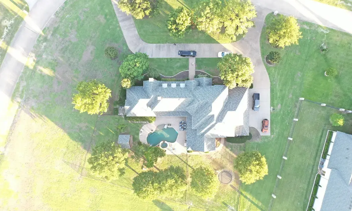 New shingle roof installation on a home in Woodlawn